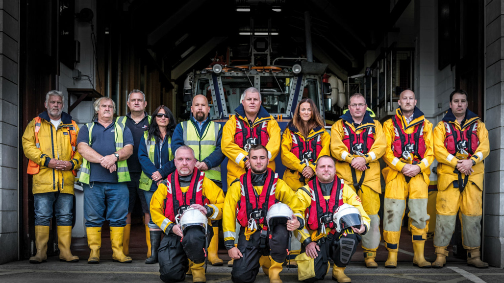 RNLI volunteers at Barmouth