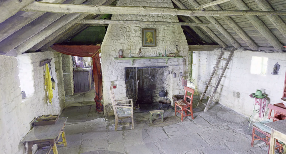 Mesh of interior of Pádraic and Siobhán's house