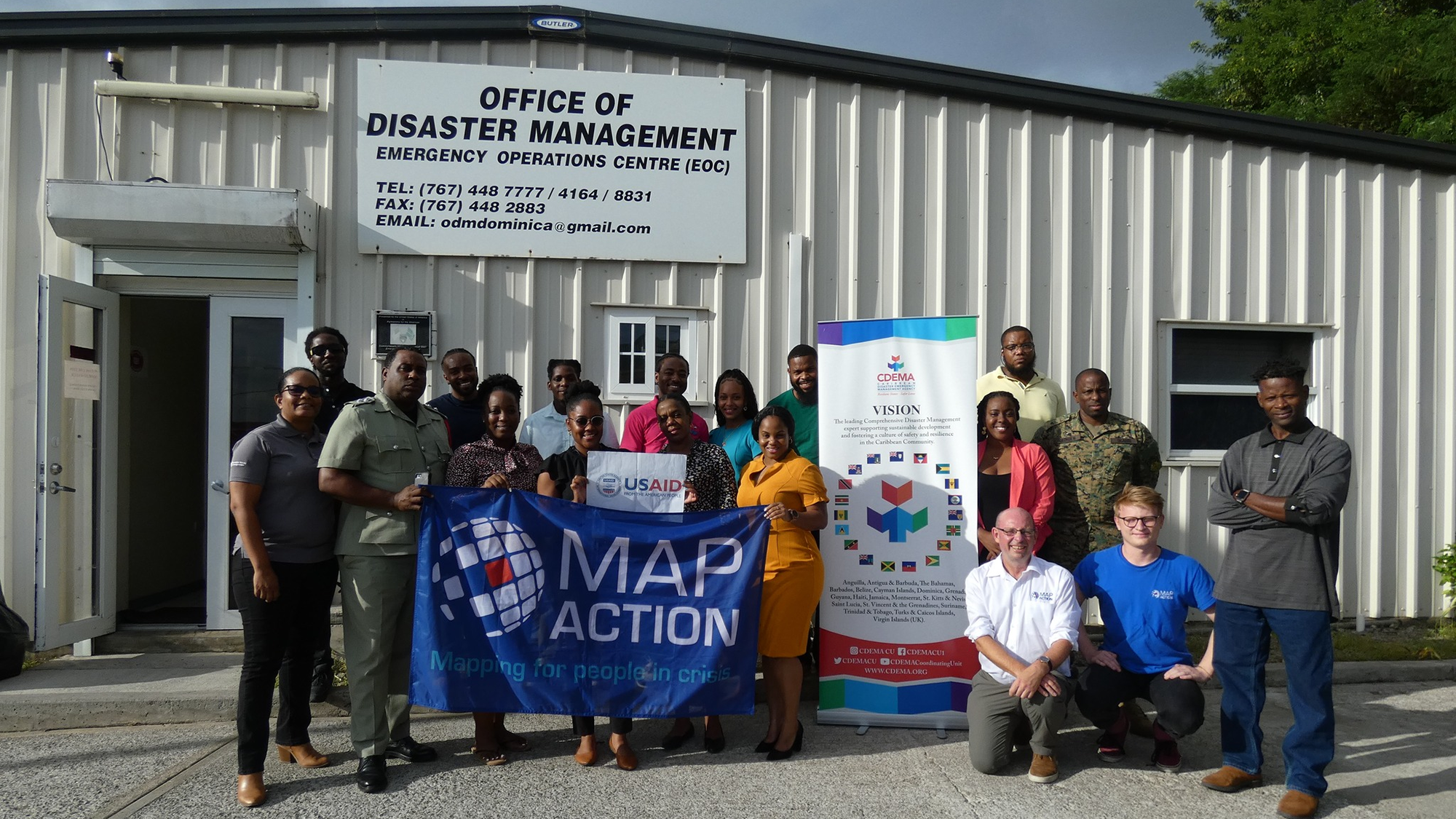 After training with a national disaster management agency in the Caribbean in 2023