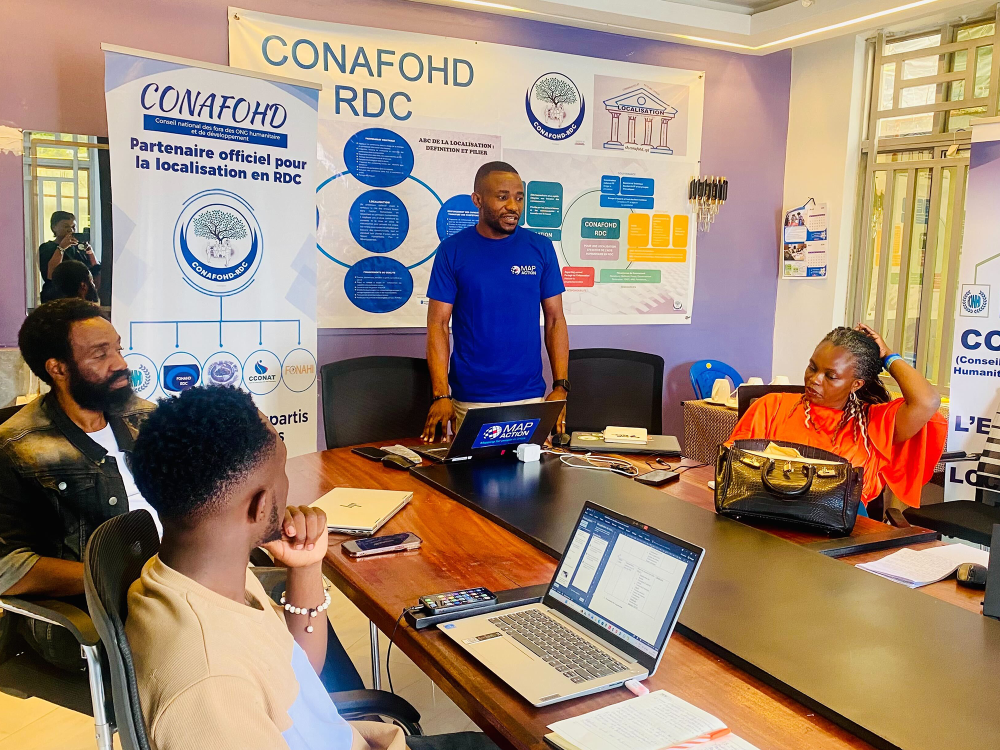 MapAction workshop in Democratic Republic of Congo