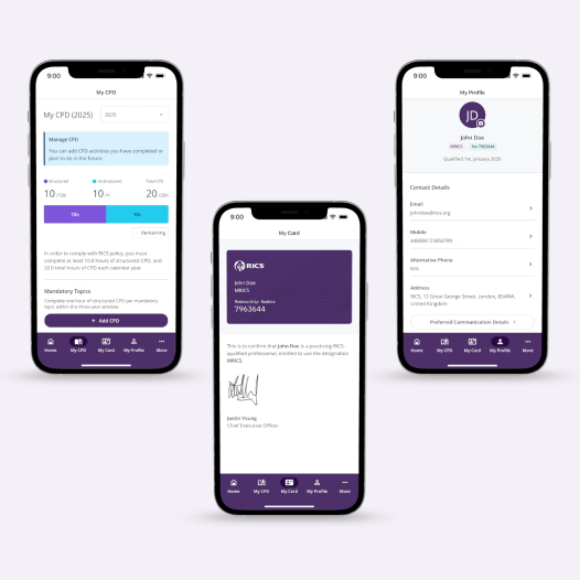 RICS member APP