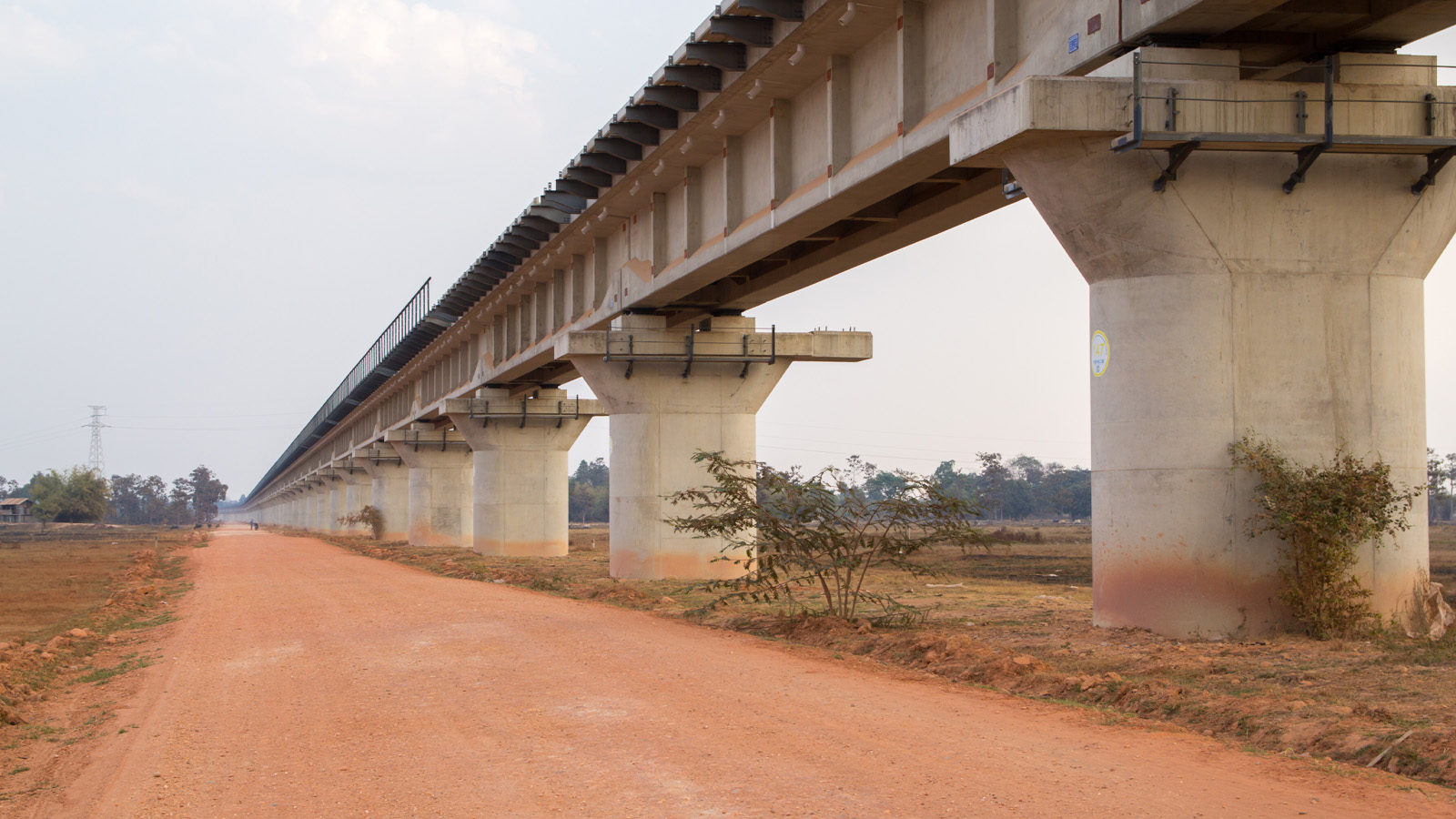 The Vientiane–Boten Railway is a 1,435 mm standard gauge railway that runs for 414 kilometres in northern Laos, between the capital Vientiane and Boten on the border with China.; Shutterstock ID 1628194540; Purchase Order: -
