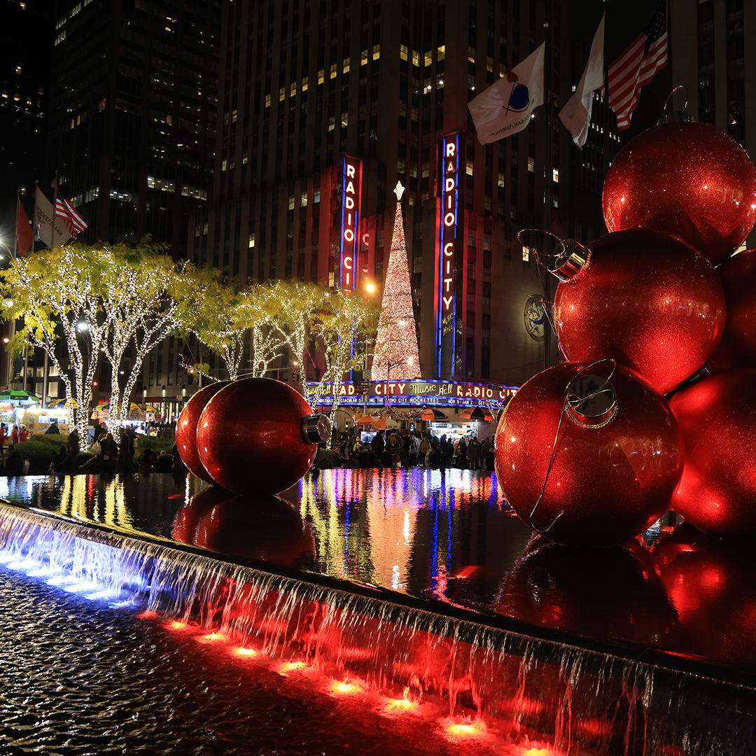 New York Christmas lights