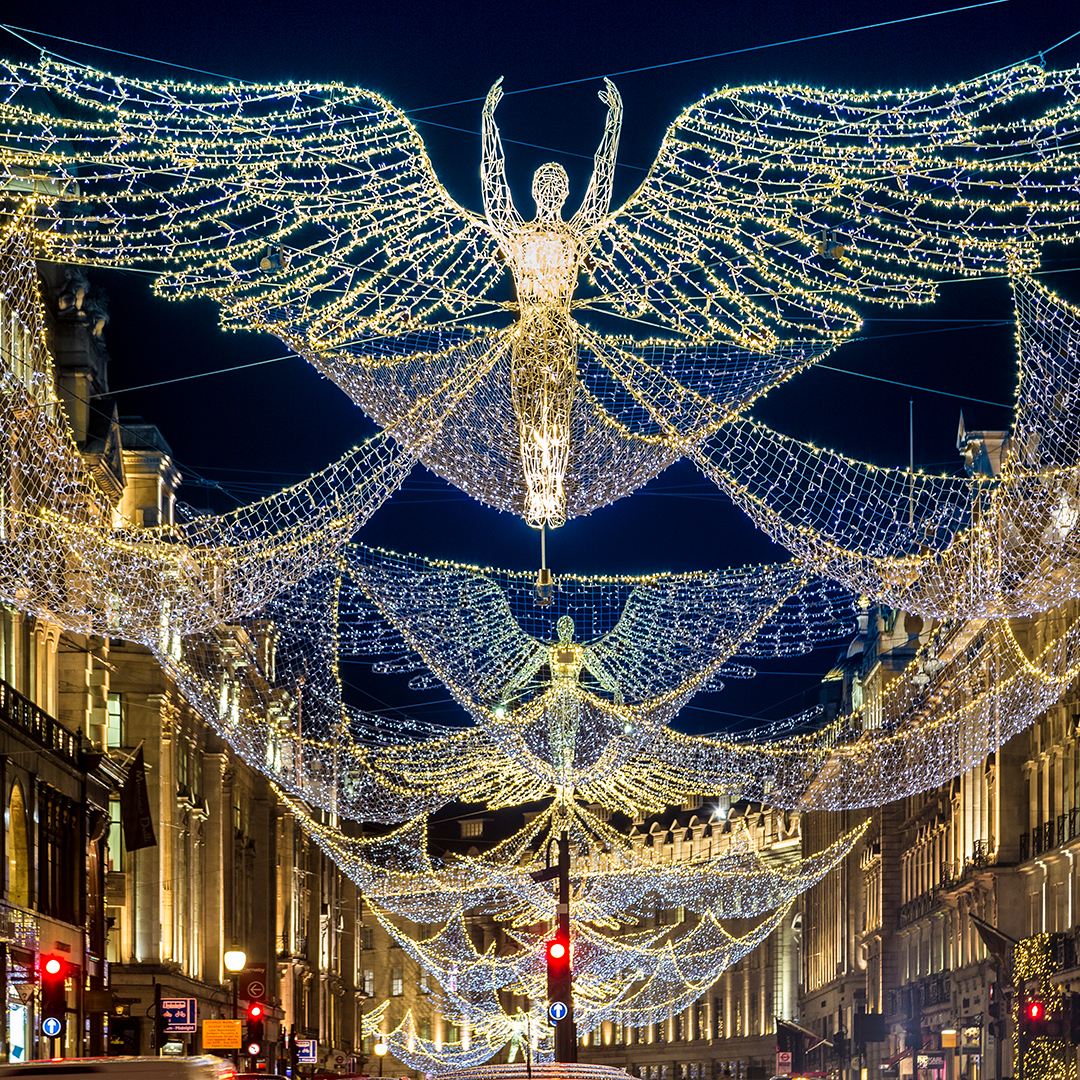 Regent Street London lights Christmas