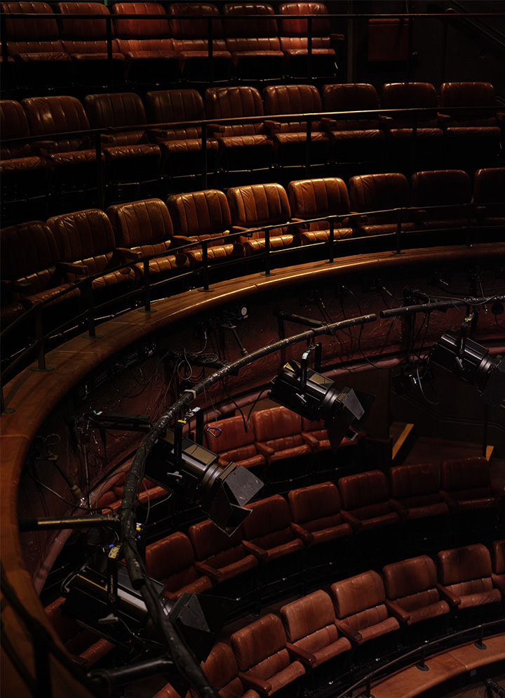 Seating at the Royal Court Theatre