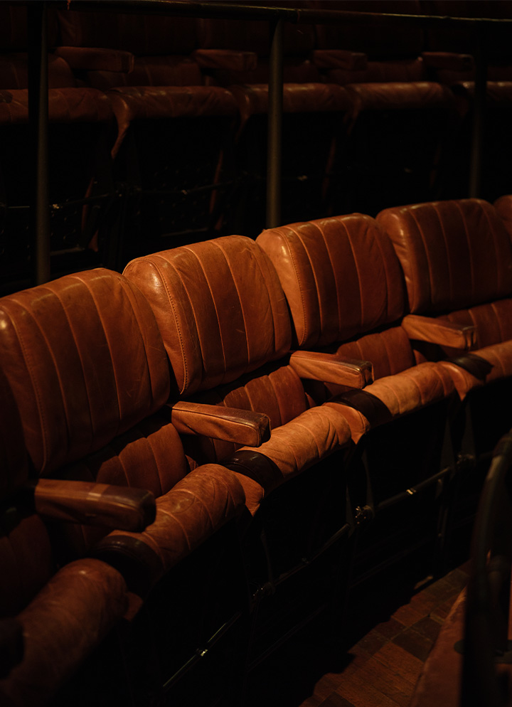 Photo of seats at the Royal Court Theatre