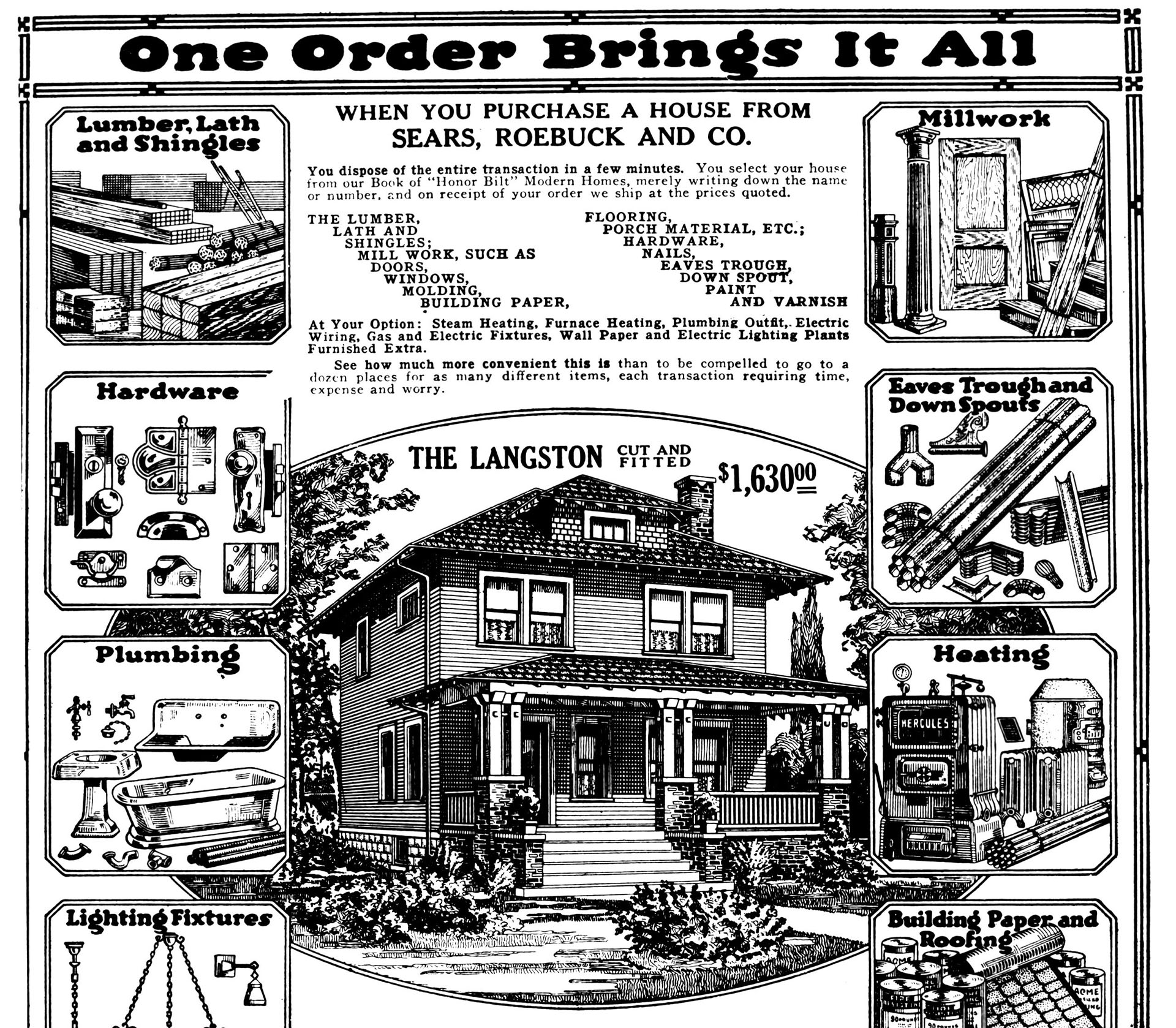 Sears catalogue clipping