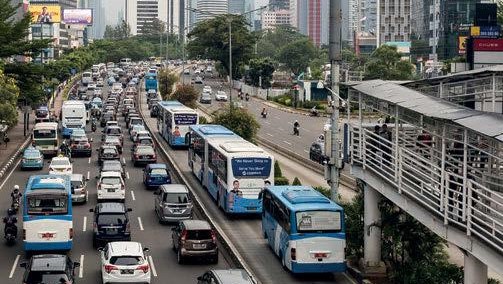 Traffic in Jakarta 