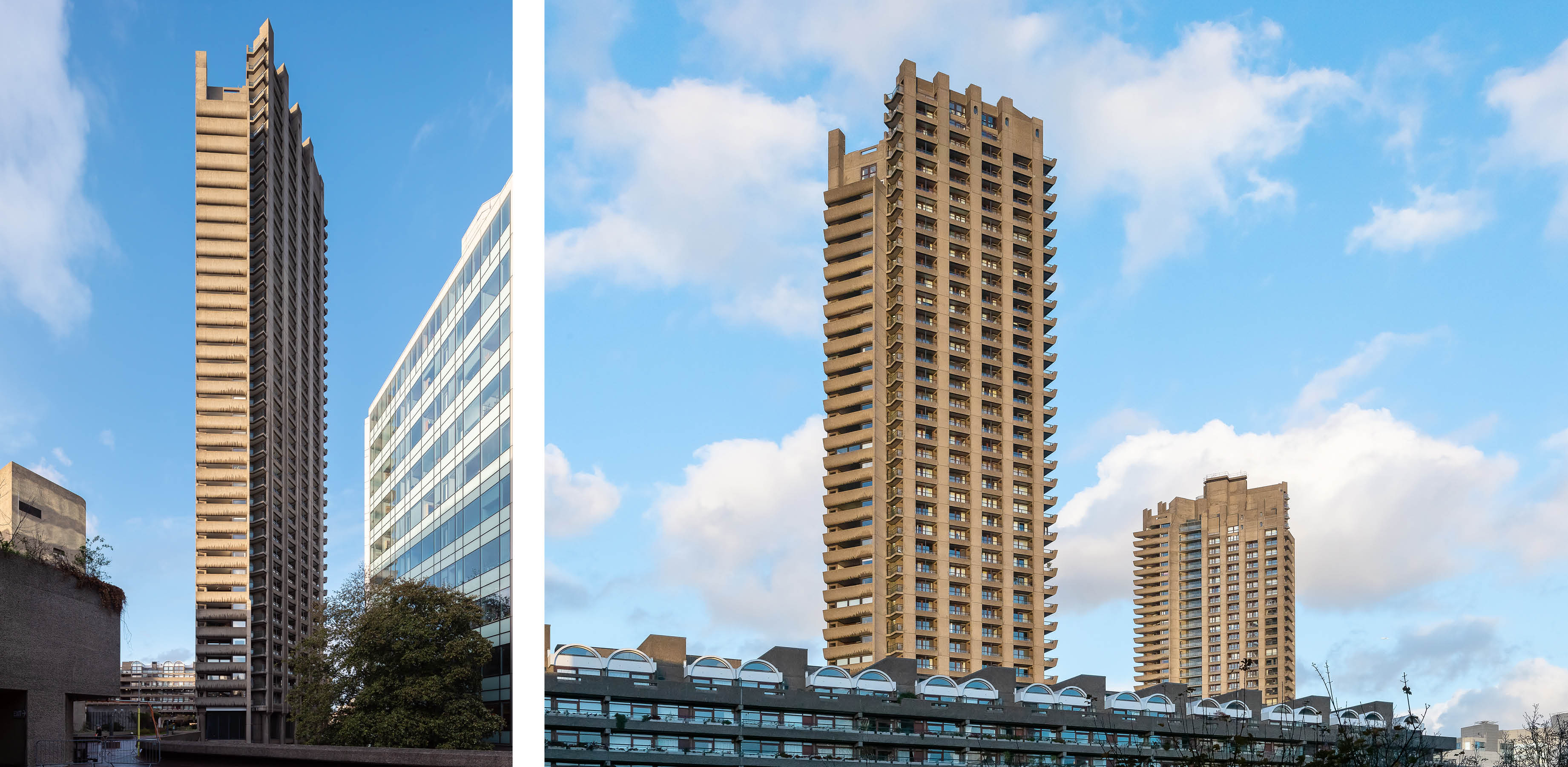 Barbican towers