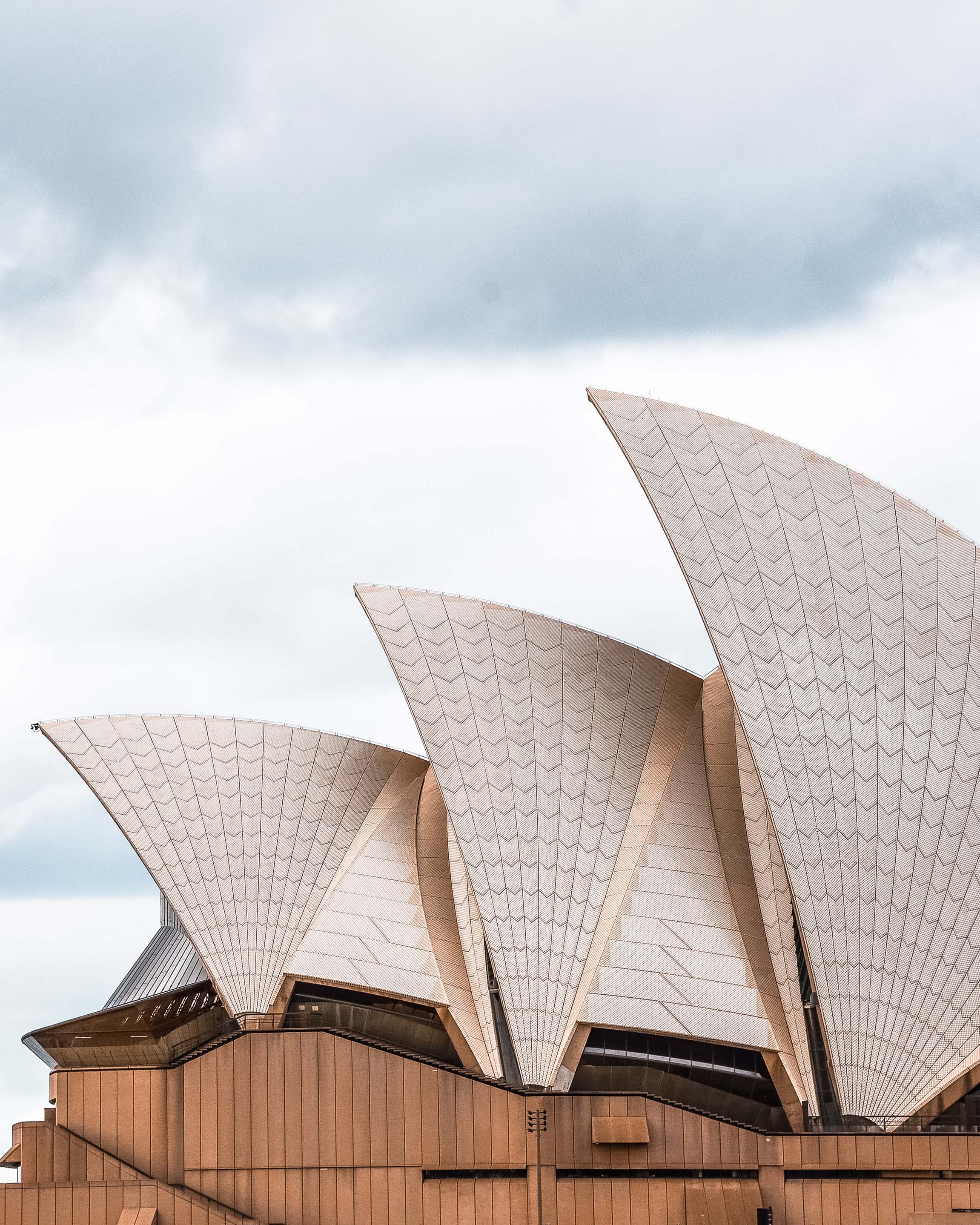 Sydney Opera House side angle