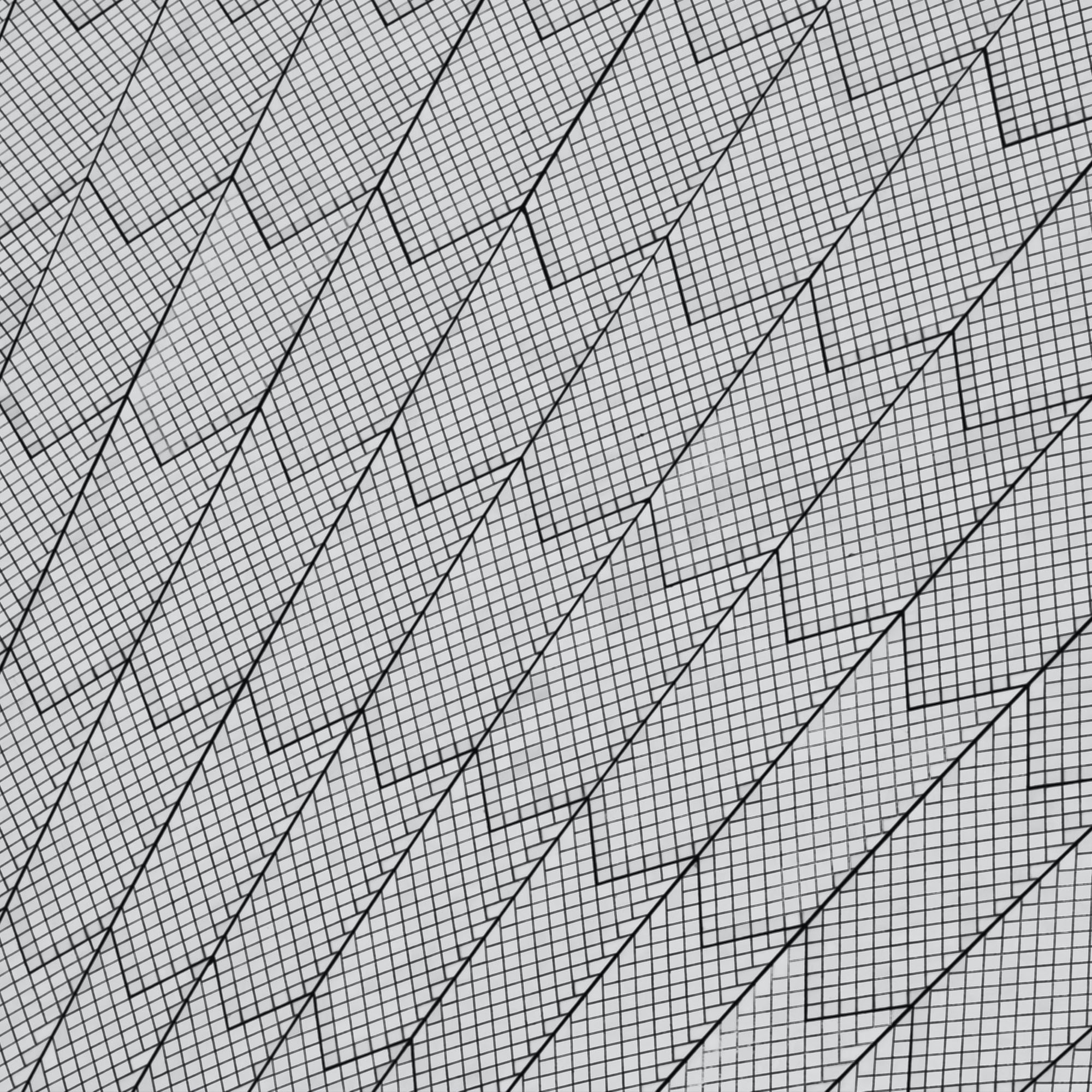 Close up of the outside of Sydney Opera House