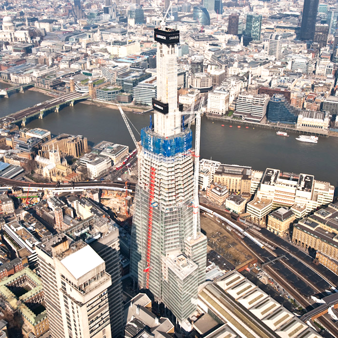 The Shard being constructed