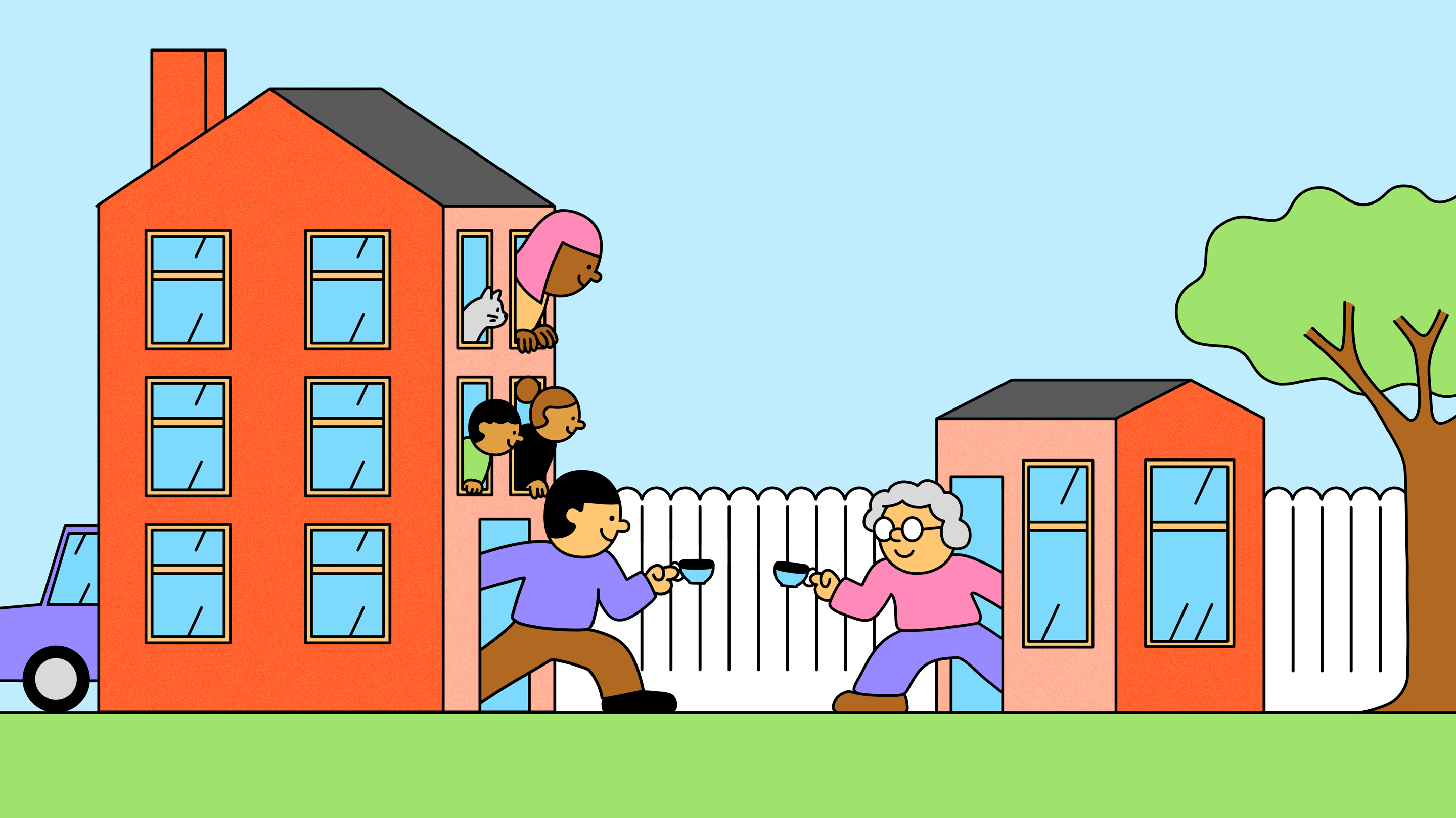 A granny flat next to a house