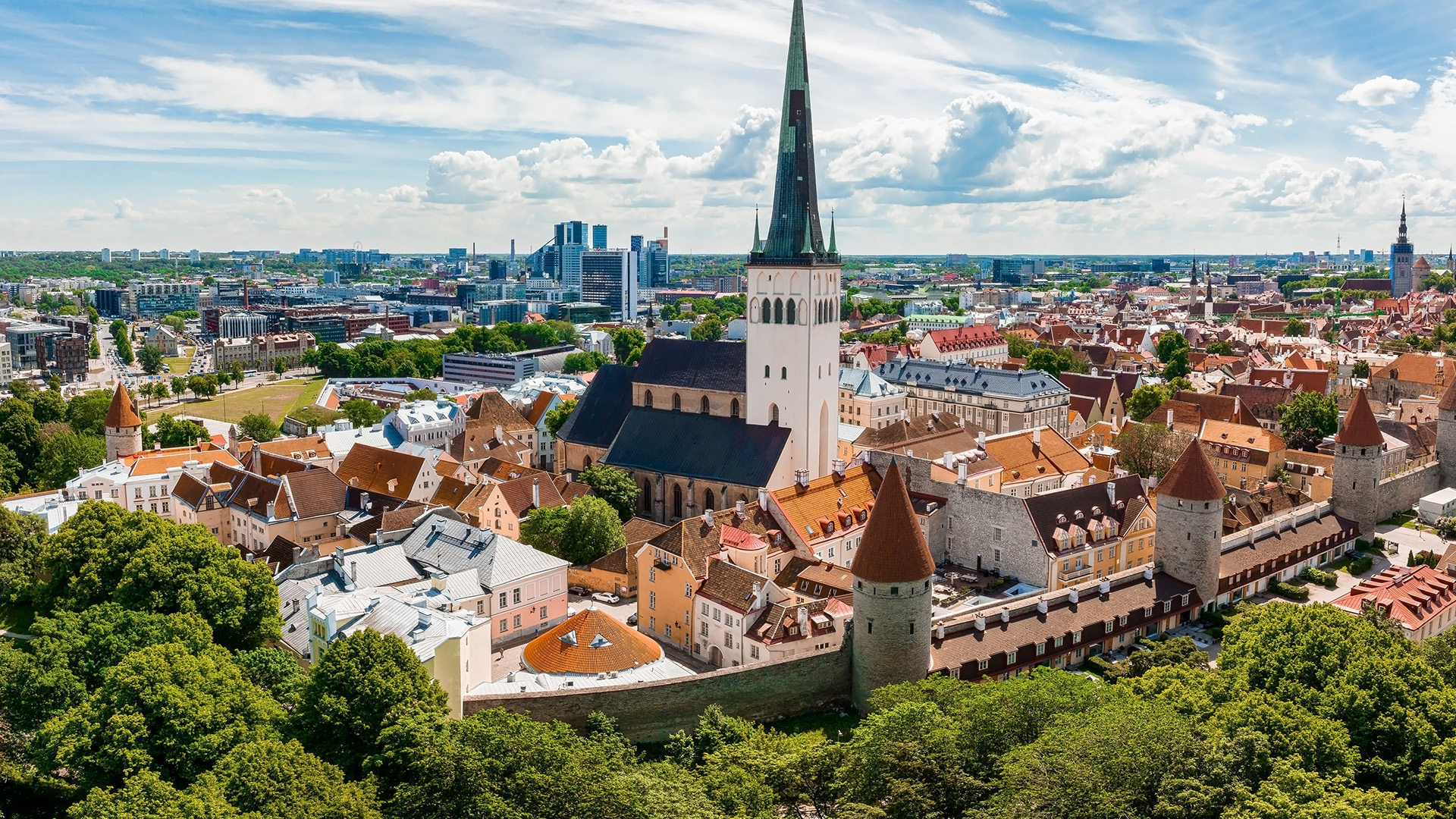 Photo of Tallinn old town, Estonia's capital