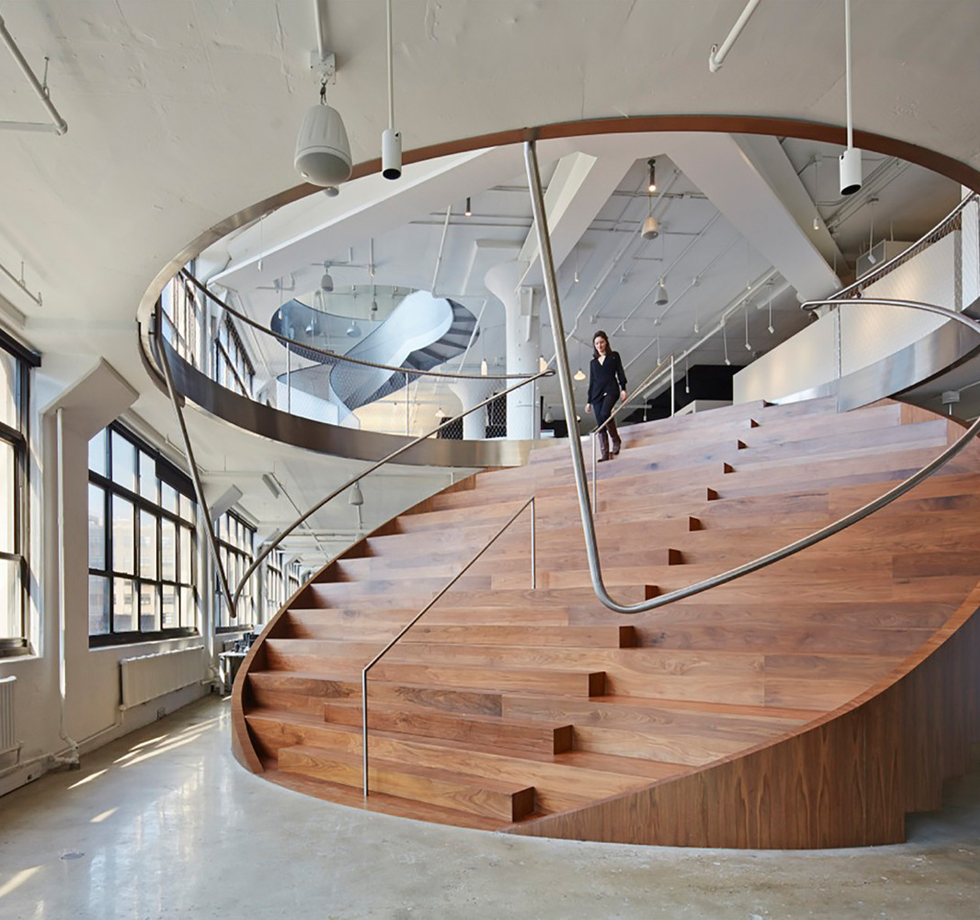 Stairs at Wieden and Kennedy NYC