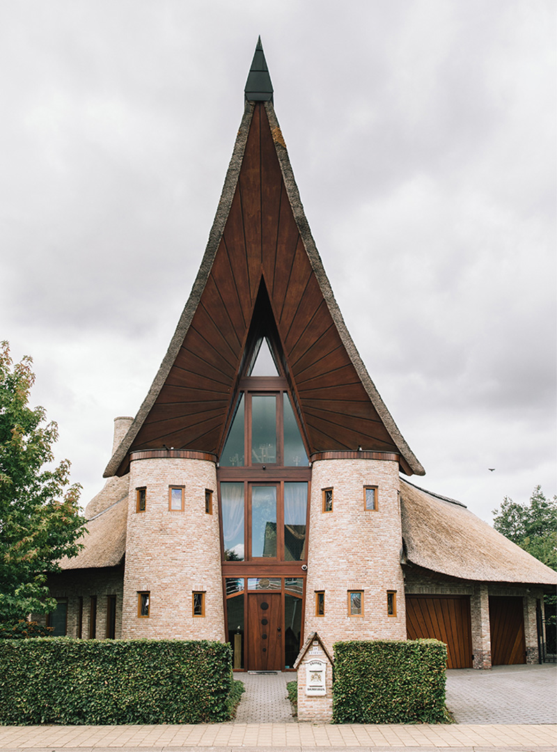 Photo of a Viking inspired Belgium house