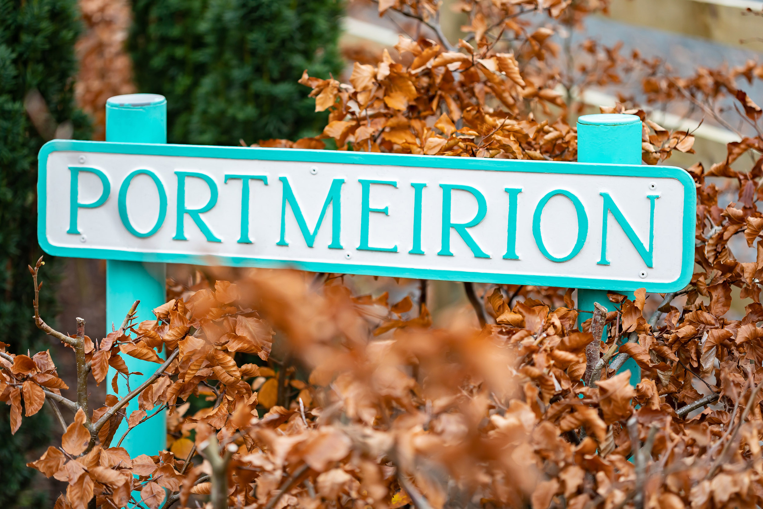 Portmeirion street sign