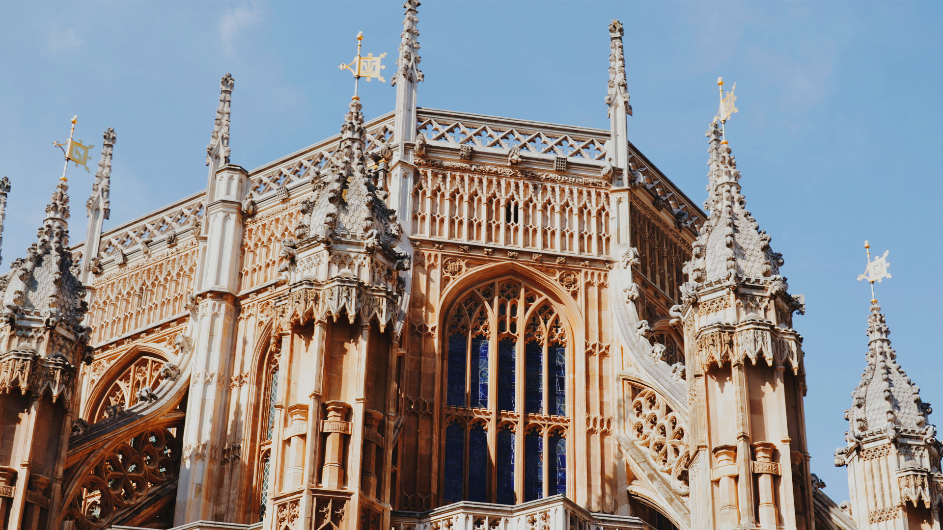 Photo of the Westminster Abbey weathervanes