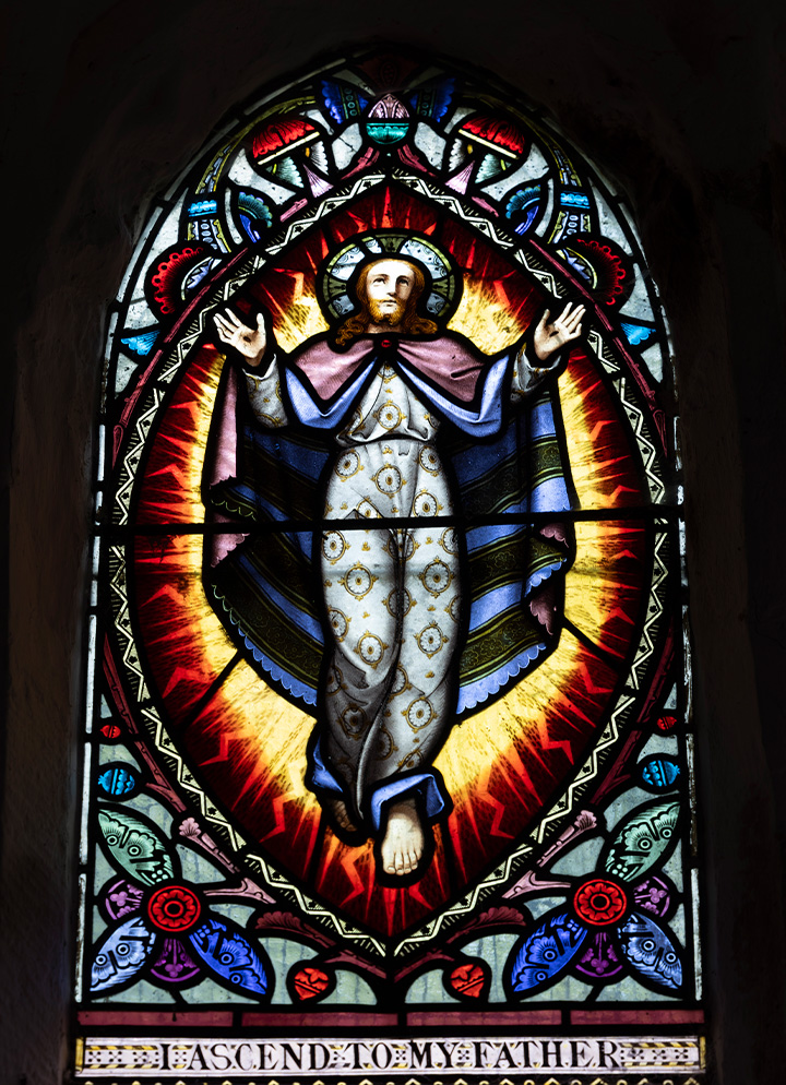 Stained glass window