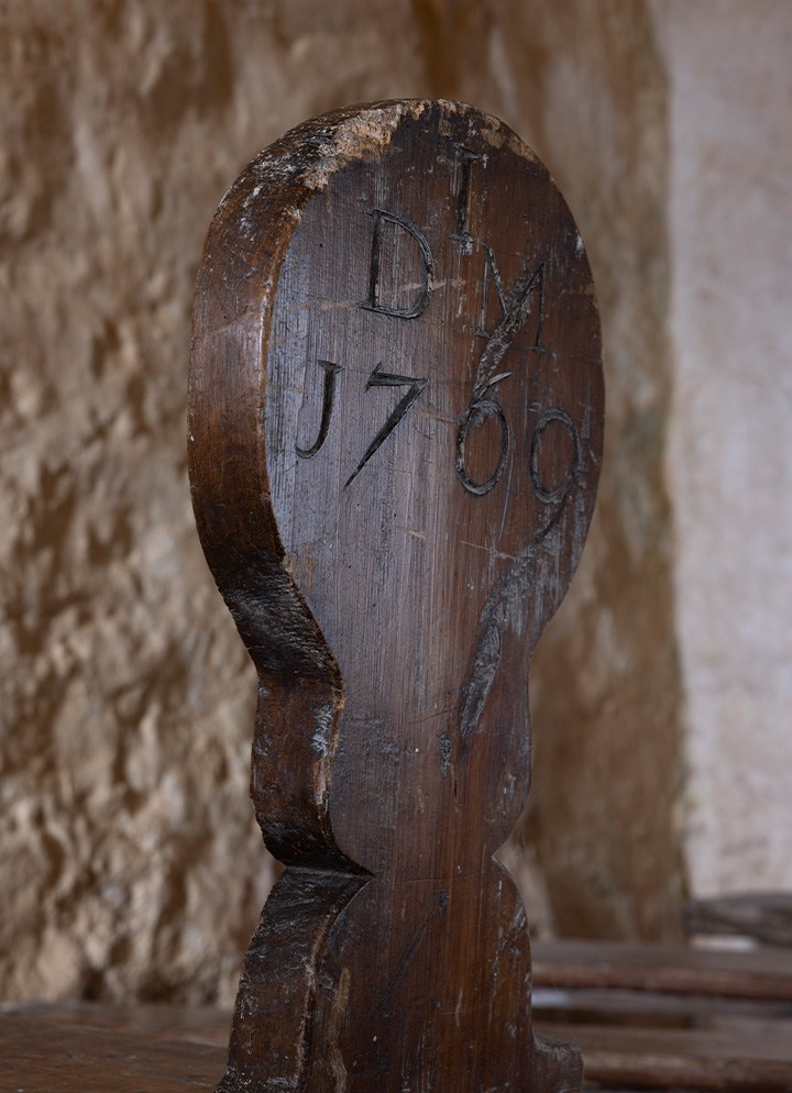 Engraved wood