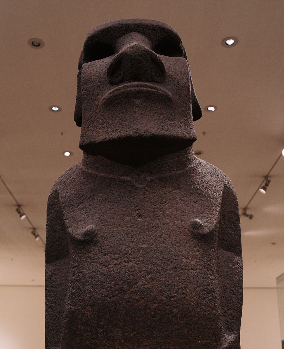 British Museum easter Island head