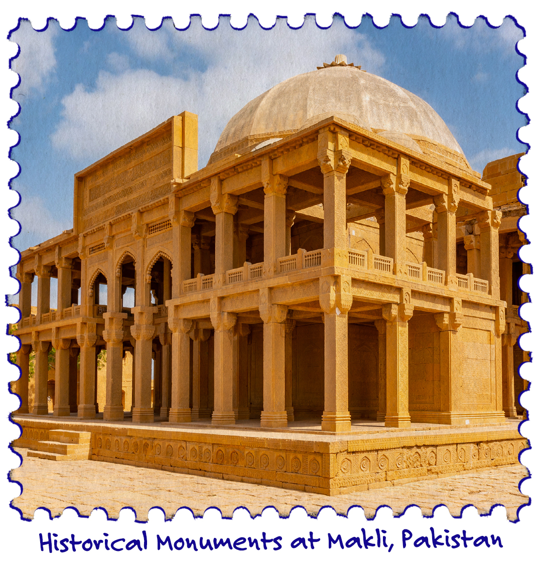 Historical monuments at Maklia Pakistan