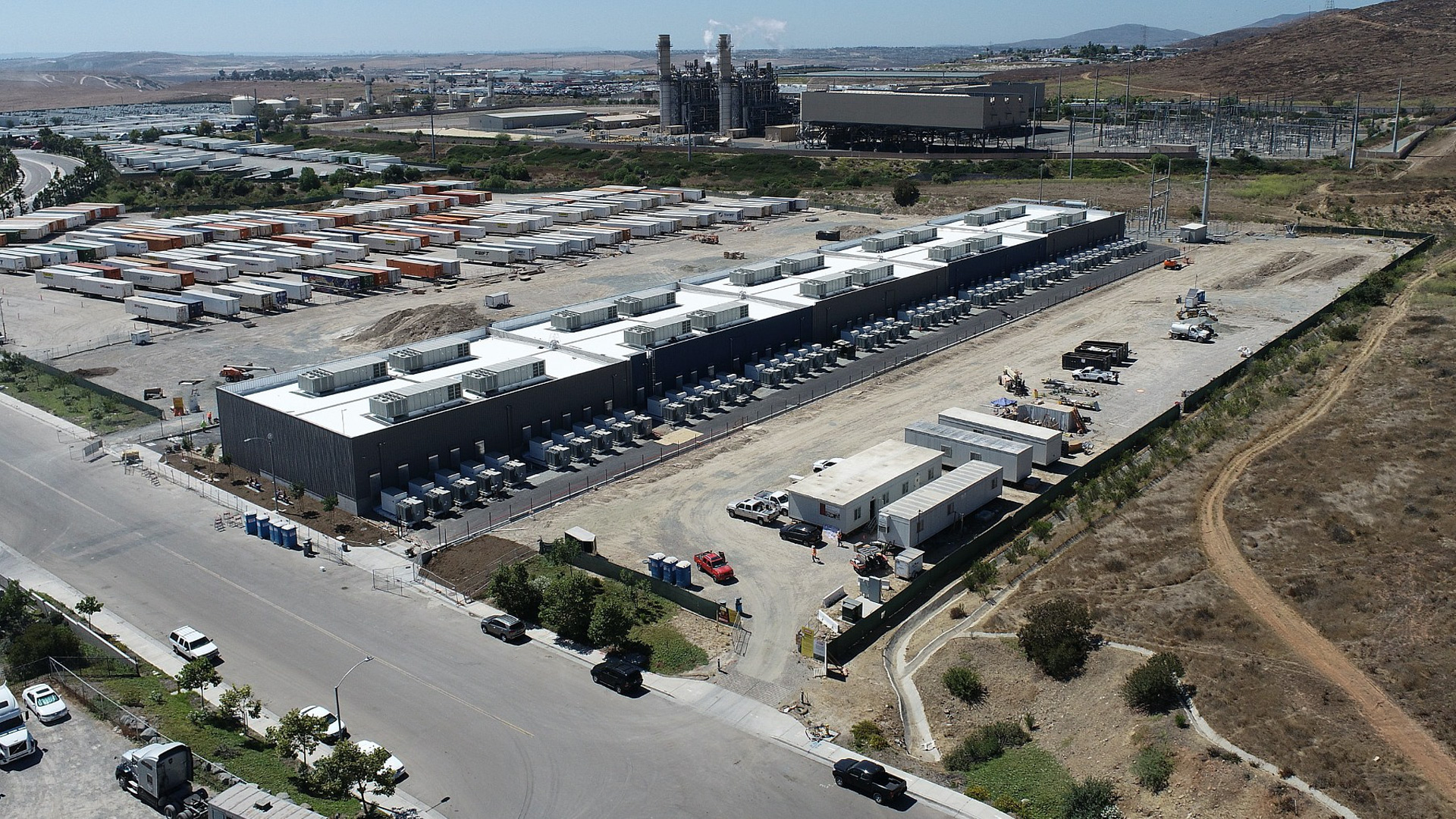 Photo of the world's largest grid battery