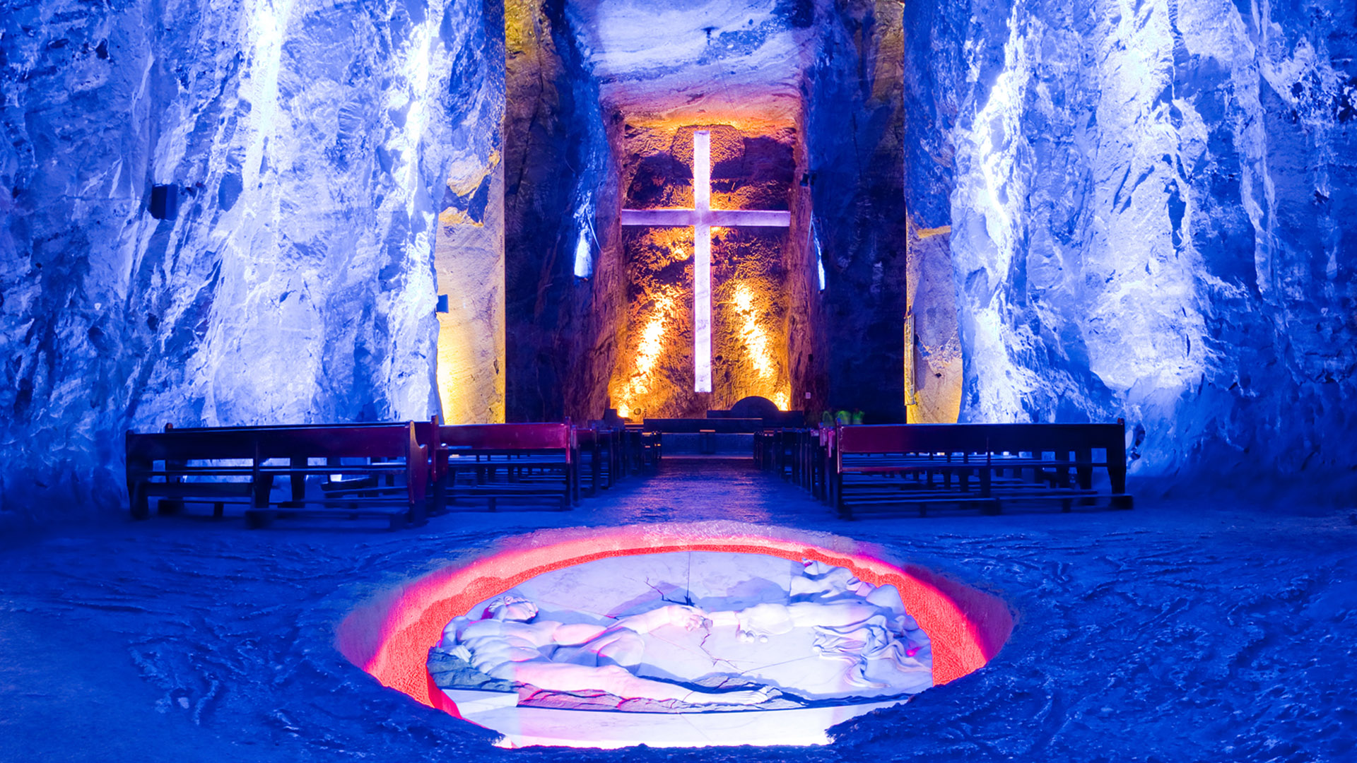 Cathedral built out of cave