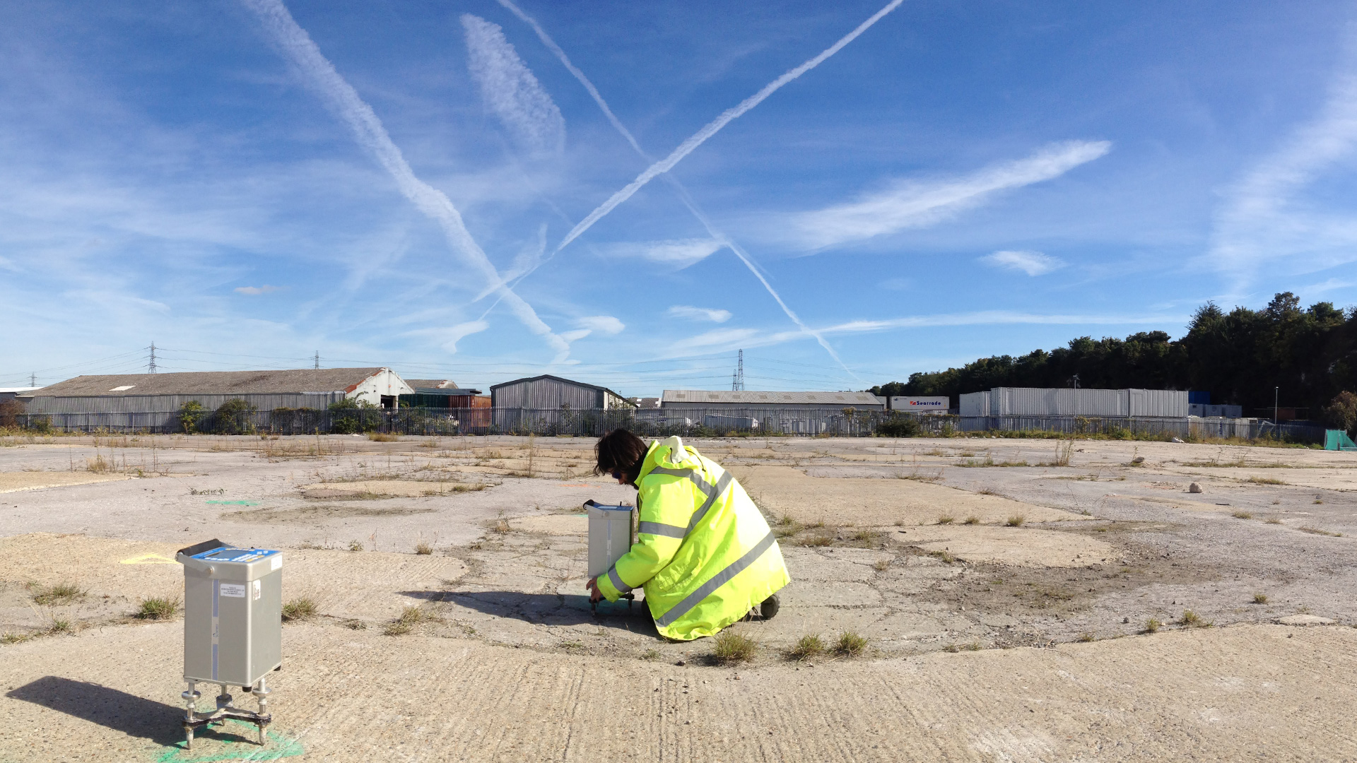 Quantum mapper in use on a brownfield site