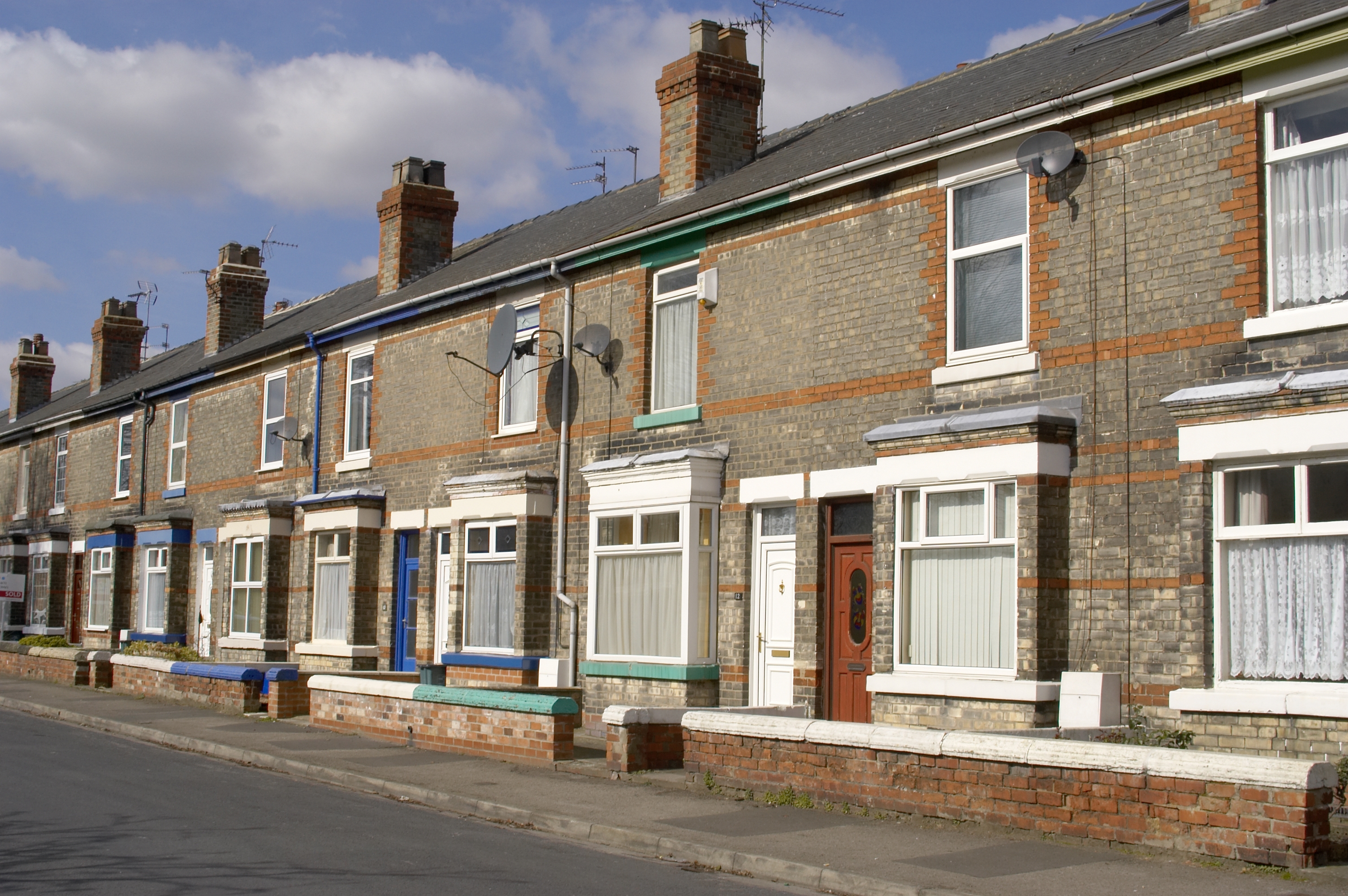 A row of old terraced houses, Selby, UK.; Shutterstock ID 1111762; Purchase Order: na