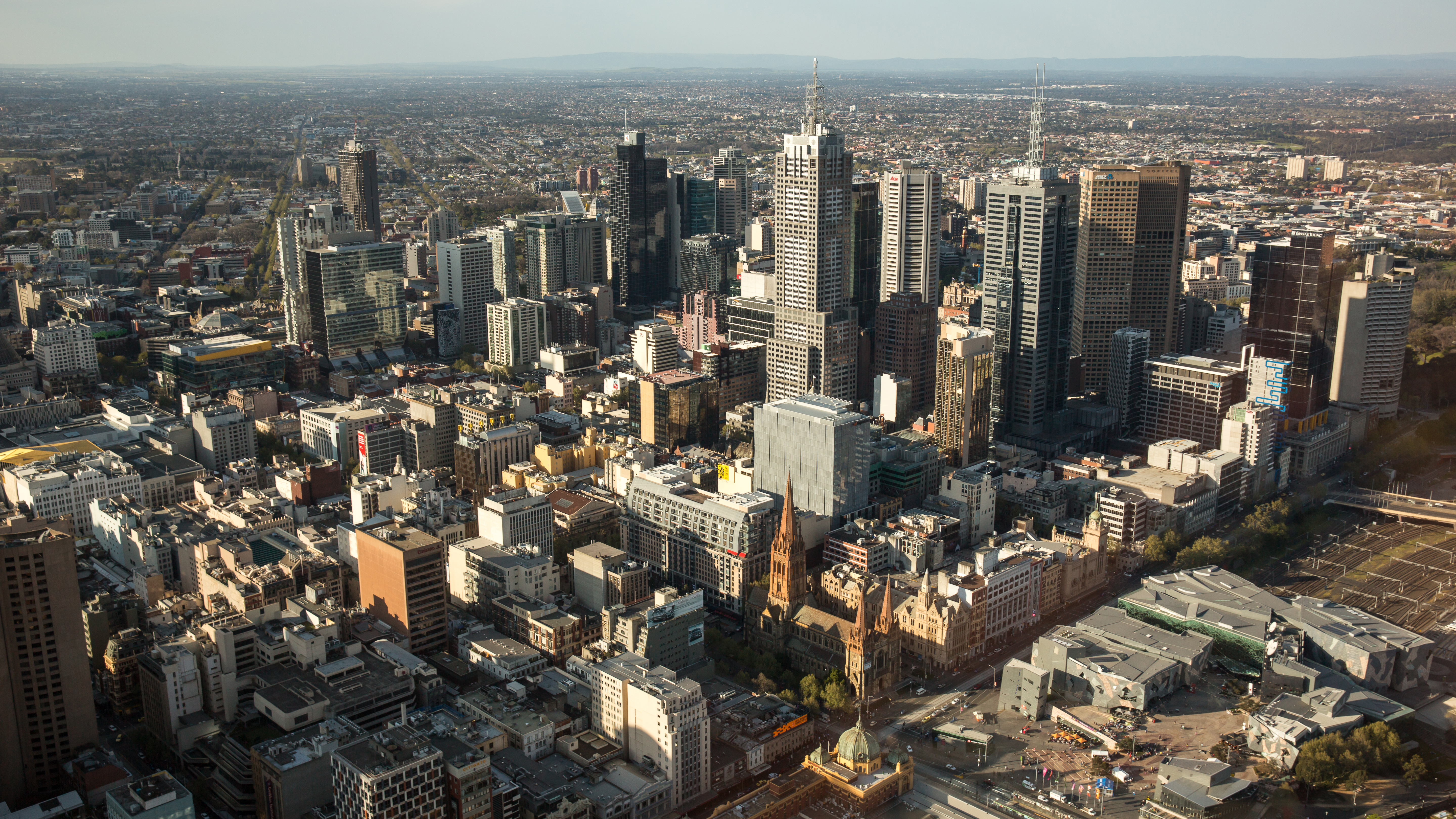 Melbourne, Australia - September 25: View of the Central Business District in Melbourne, Australia on September 25, 2014.; Shutterstock ID 254807707; purchase_order: NA; job: Property Journal Feb 22; client: RICS; other: 