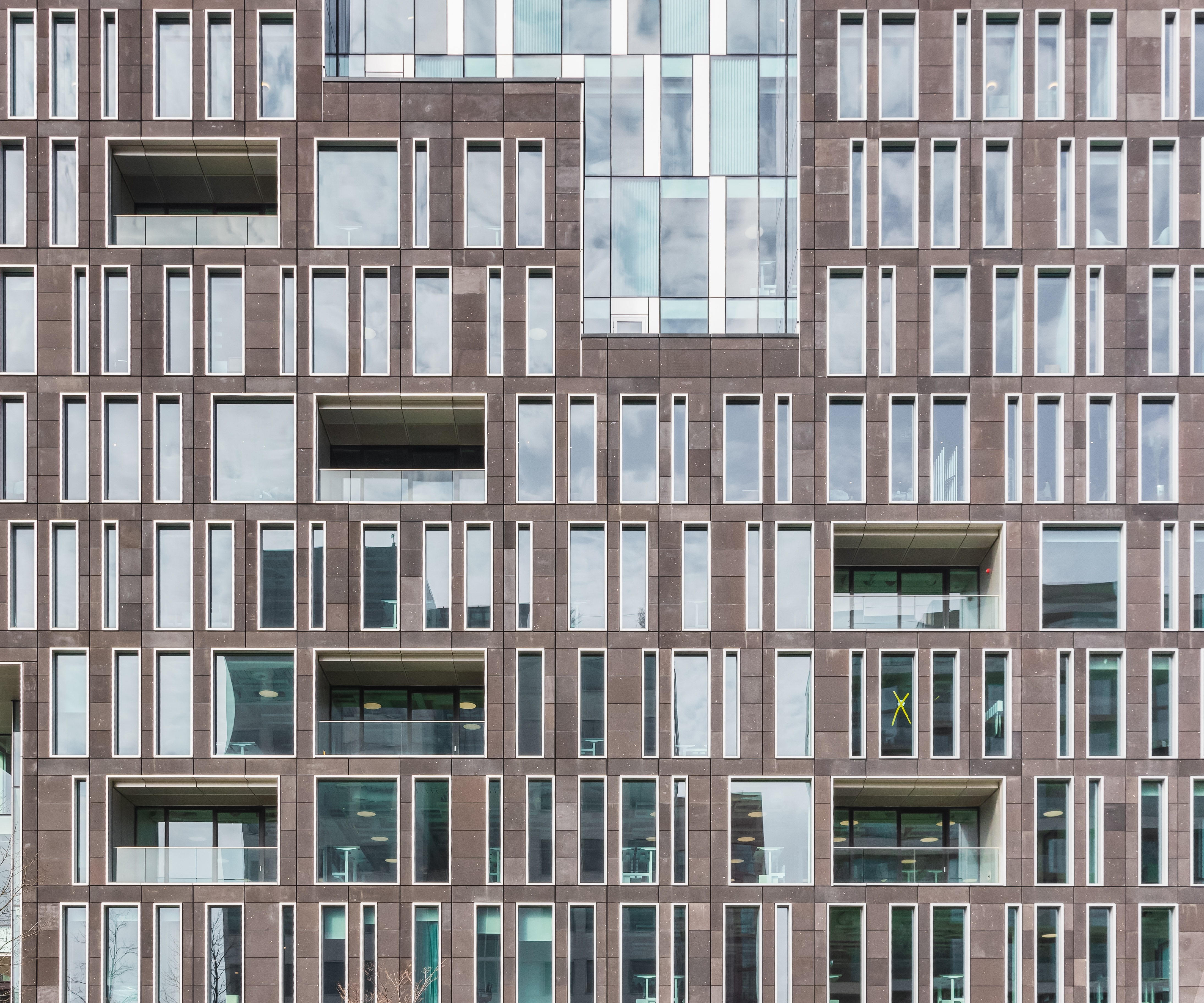 Facade of a new development commercial offices Building S2, Handyside in Kings Cross, London; Shutterstock ID 1963658914; purchase_order: n/a; job: Andrew Cammish article; client: ; other: 