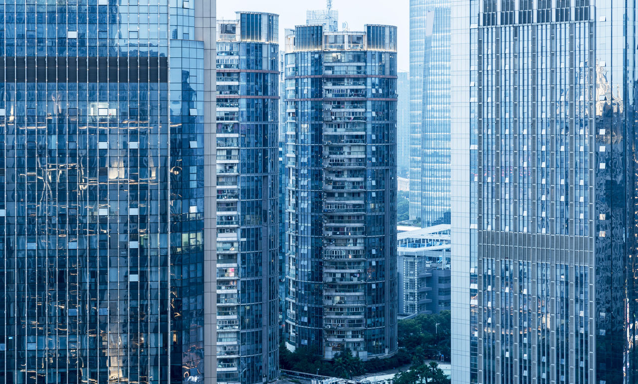 modern glass building 