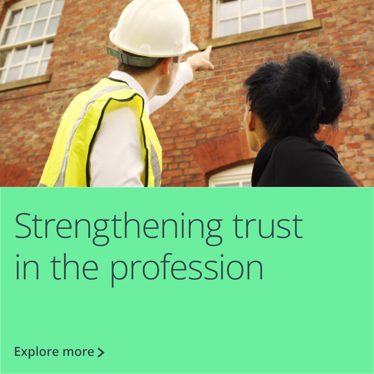 Section 2: Strengthening trust  in the profession
