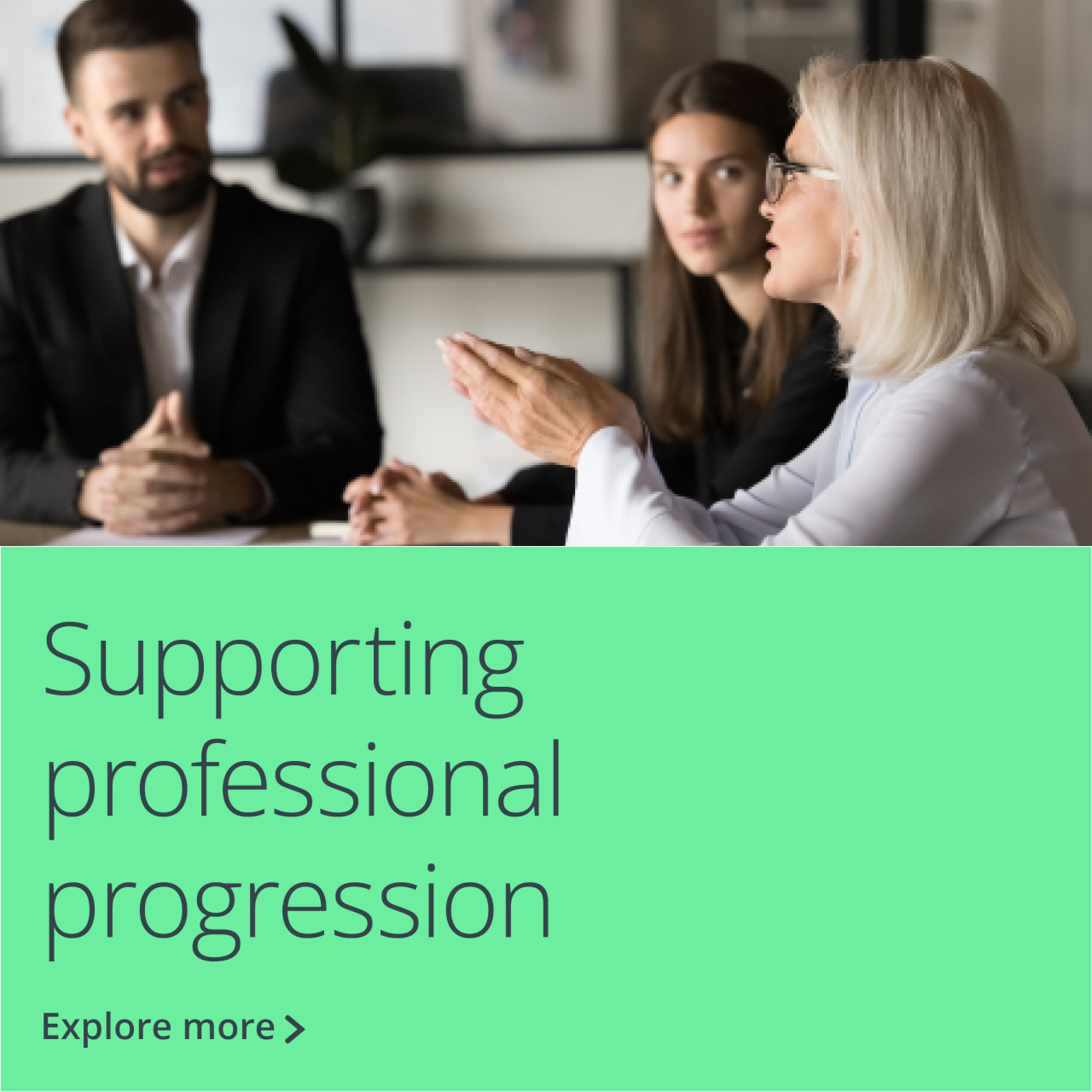Section 5: Supporting professional progression